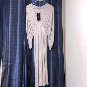 ZARA GREY & SILVER CLASSY DRESS (NEW)